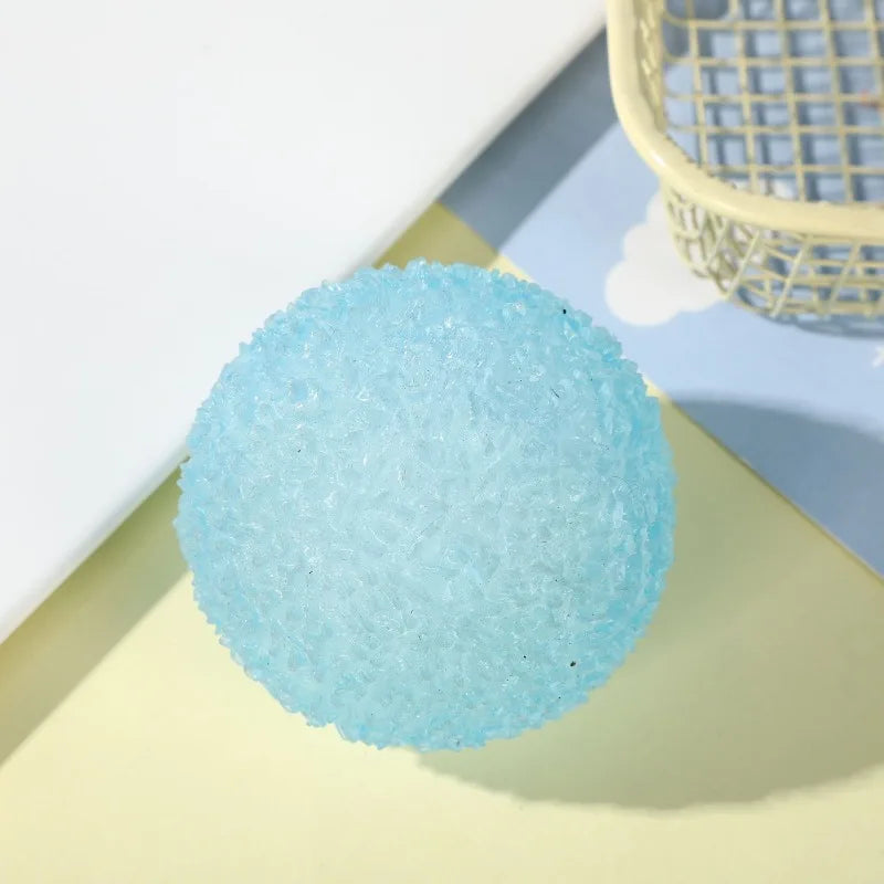Ice Ball Squishy Toy – Blue Mochi Slow-Rebound Fidget