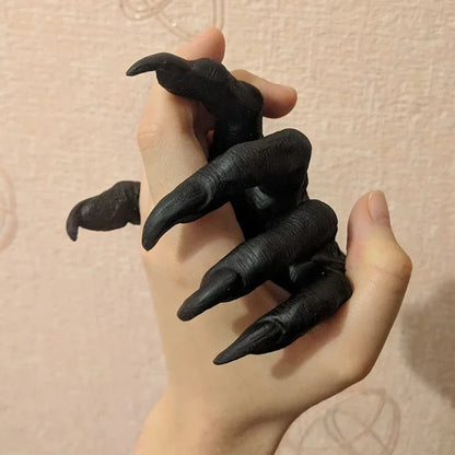 Gothic Hand Wall Hanger – Resin Witch Statue & Wall Decor