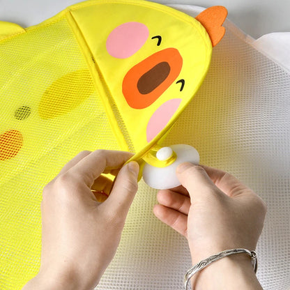 Baby Bath Toy Storage Bag Duck Mesh Organizer for Kids