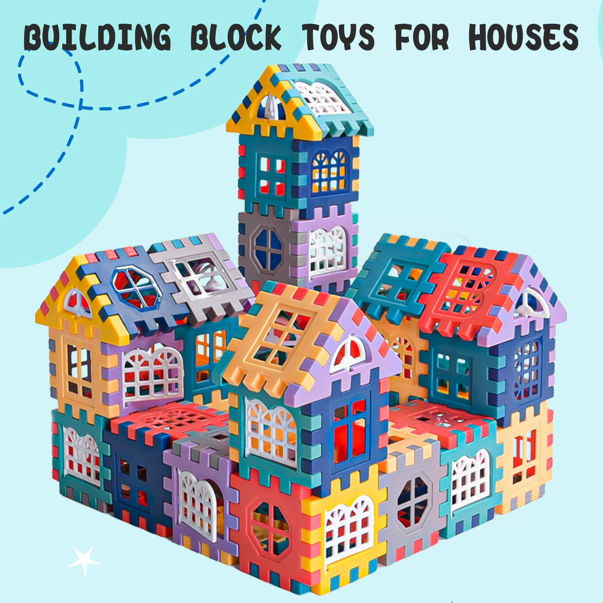 Kids Building Blocks – House Construction Building Set
