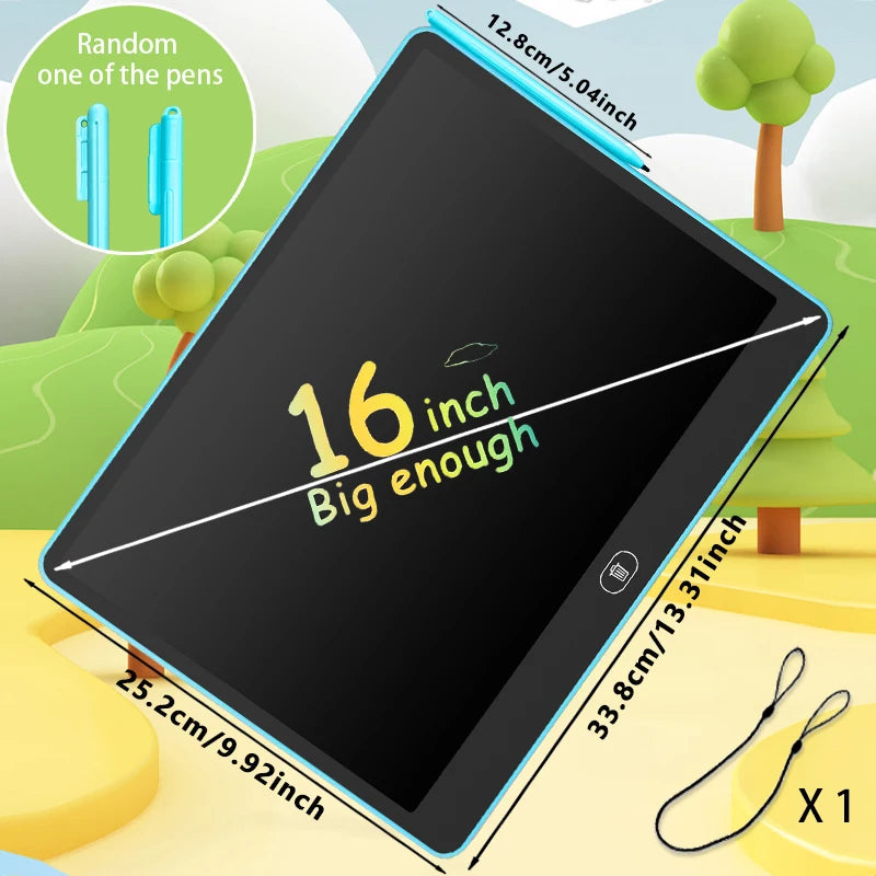 LCD Writing Tablet for Kids – 11/13/16 Inch Drawing Board