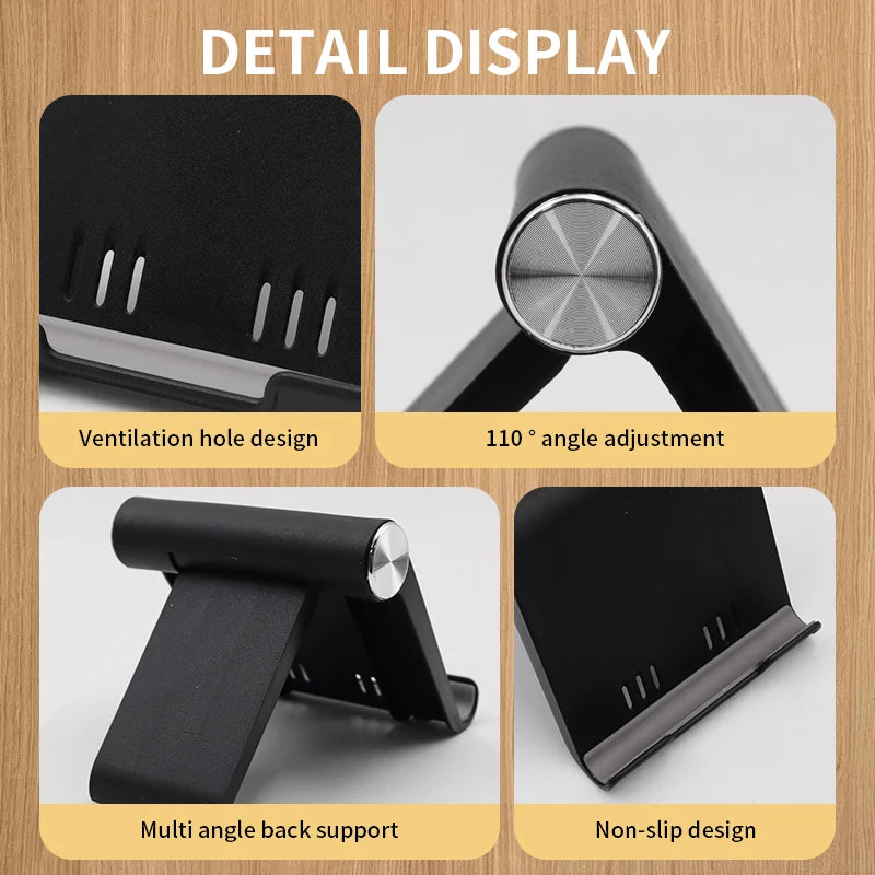 Universal Foldable Desk Phone Holder Mount Stand for Samsung S20 Plus Ultra Note 10 IPhone 17 Mobile Phone Tablet Desktop Holder
