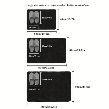 Non Slip Bathroom Mat – Absorbent Quick Drying Floor Mat
