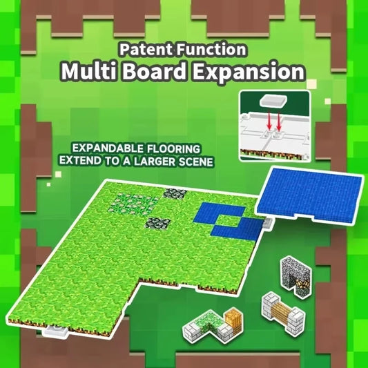 Magnetic Building Block Base Plate for Creative Construction