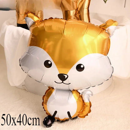 Deer Foil Balloon for Jungle Safari Birthday Party Decoration