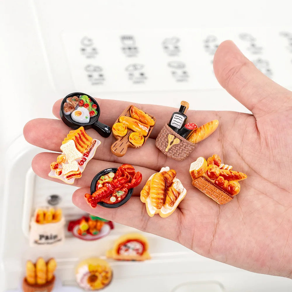 Bread Fridge Magnets – Realistic Refrigerator Decor & Note Holder
