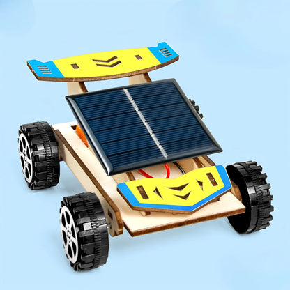 Solar Car Model Kit – DIY Wooden Science & Education Project