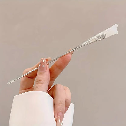 Chinese Hair Stick, Floral Tassel Hairpin for Women & Hairstyles