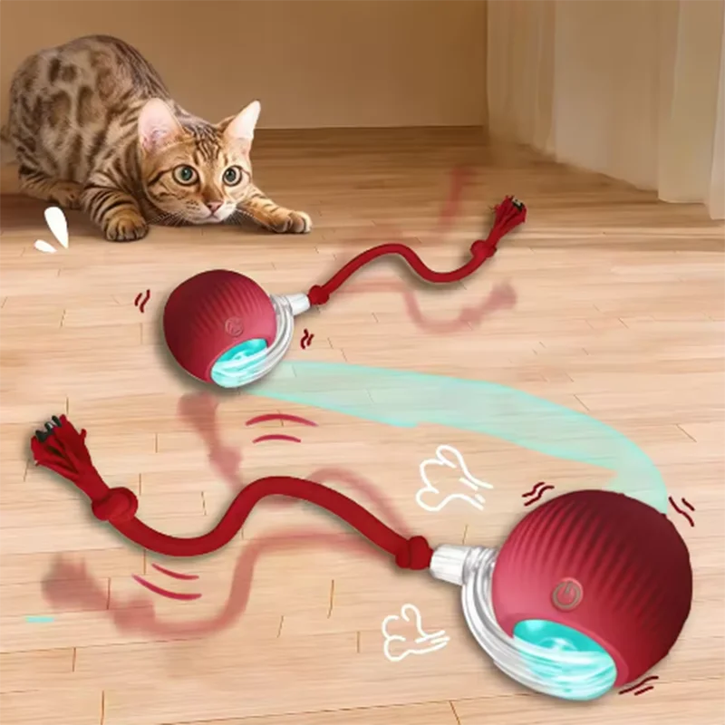 Interactive Dog Ball Toy – Automatic Obstacle Avoidance Pet Ball