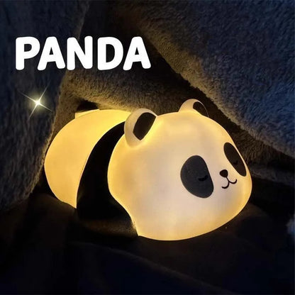 Panda LED Night Light Cute Bedside Lamp for Home Decor
