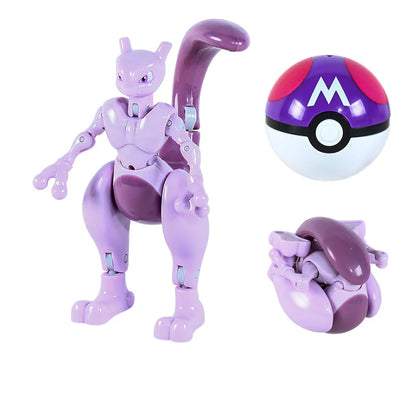 Transforming Anime Toy Ball – PVC Deformable Figure for Play & Display
