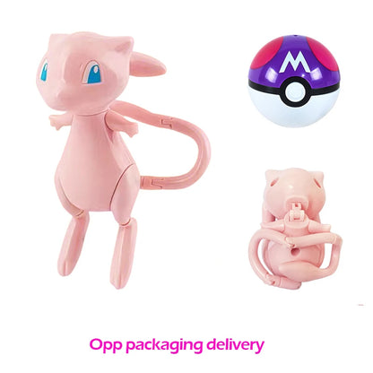 Transforming Anime Toy Ball – PVC Deformable Figure for Play & Display