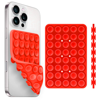 Silicone Suction Cup Phone Holde Multifunctional Fixed Anti-slip Mobile Fixture Double Sided Detachable Phone Rubber Sucker Pad