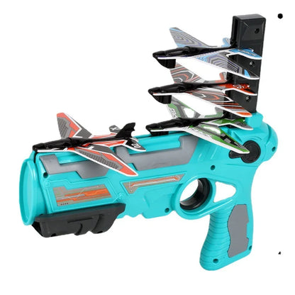 Foam Airplane Launcher for Kids Outdoor Flying Toy