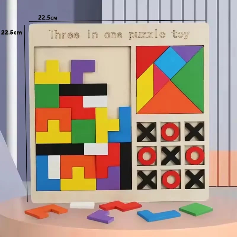 Wooden Tangram Puzzle