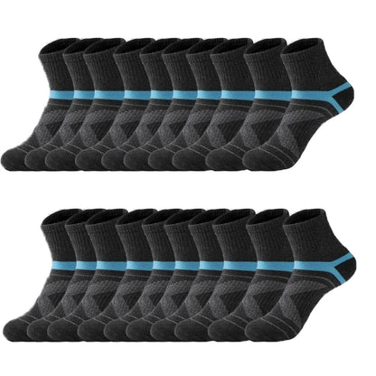 3 Pairs Men's Socks Hiking Black Sports Basketball Socks Casual Soft Running Summer Absorb Sweat Breathable Male Sokken Gifts