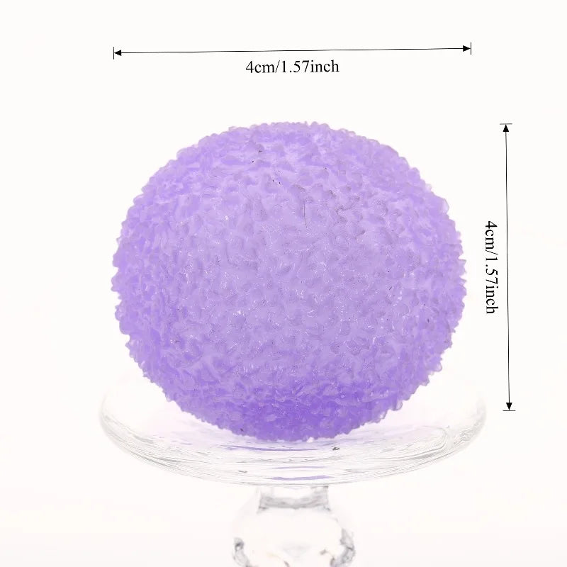 Ice Ball Squishy Toy – Blue Mochi Slow-Rebound Fidget