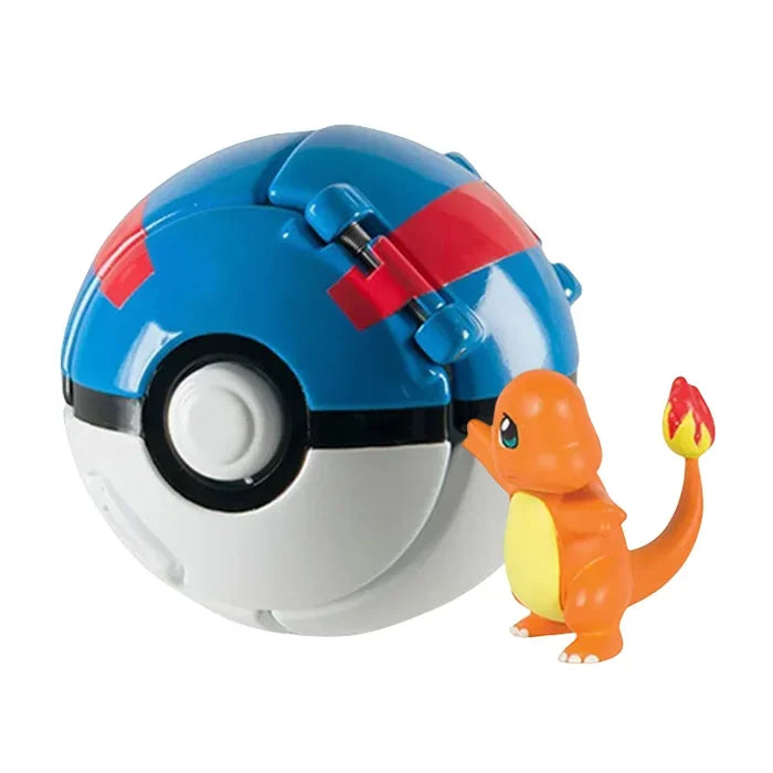 Anime Figure with Ball – Mini PVC Collectible Model Toy