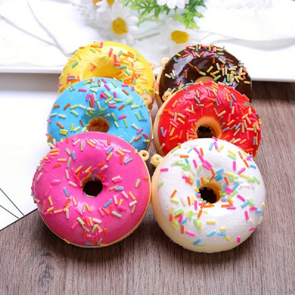 Fake Donut Decoration Artificial Food Display Prop Party Kitchen Decor