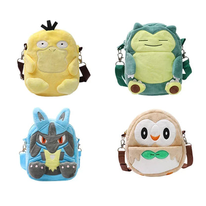 Anime Plush Backpack – Soft Character Shoulder Bag for Kids