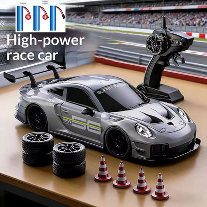 1:24 Scale RC Drift Racing Car with LED Lights and 4WD