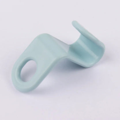 Plastic single hook hanger made of ABS material for wardrobe organization and garment drying; lightweight stackable design suppo