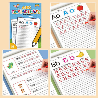 Handwriting Practice Workbook – Alphabet Tracing Book for Kids