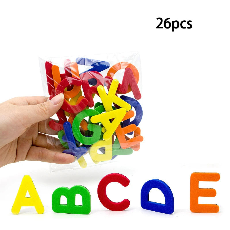 Magnetic Alphabet Letters and Numbers Fridge Magnets for Kids