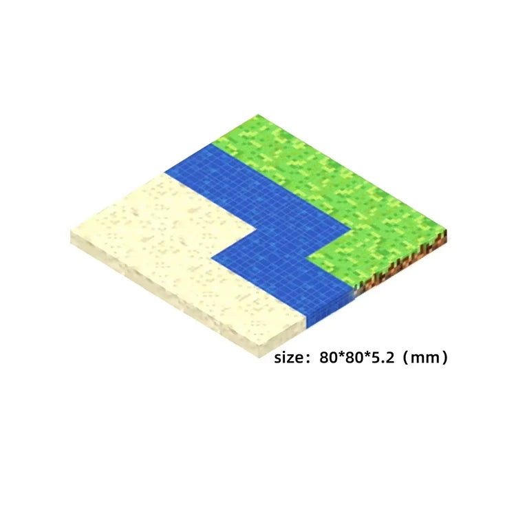 Magnetic Building Block Base Plate for Creative Construction