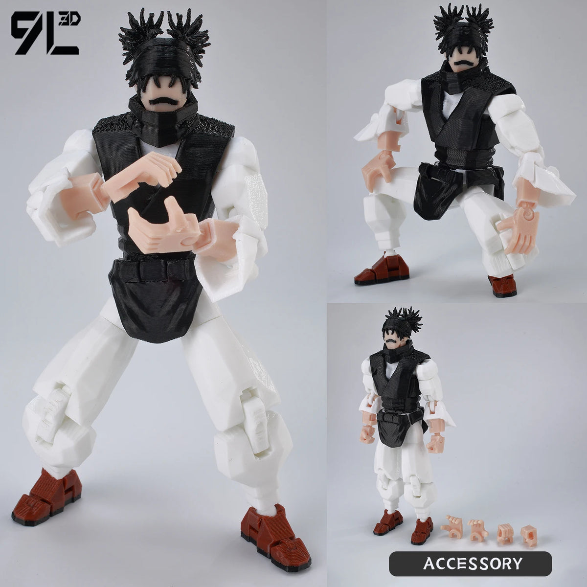 Optimized Product Title: 3D Printed Action Figure, Articulated & Poseable – Ready to Display