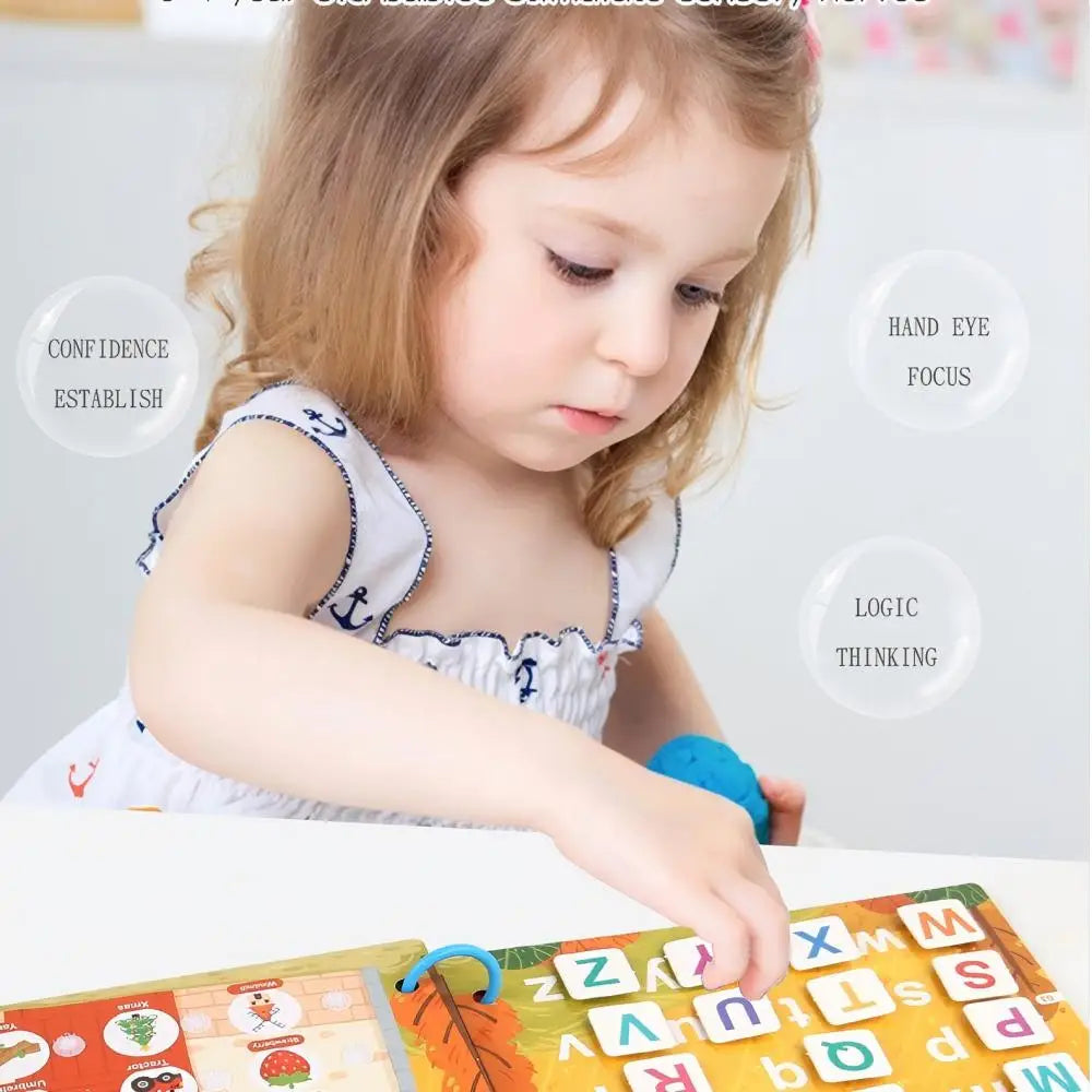 DIY Puzzle Book for Kids – Reusable Montessori Sticker Activity Book