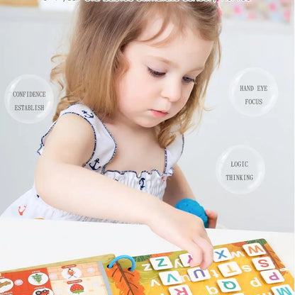 DIY Puzzle Book for Kids – Reusable Montessori Sticker Activity Book