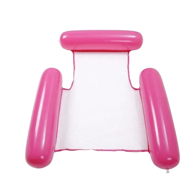 Summer Swim Inflatable Floating Water Mattresses Hammock Stripe Lounge Chairs Pool Water Sports Toys Floating Mat Pool Toys Kids