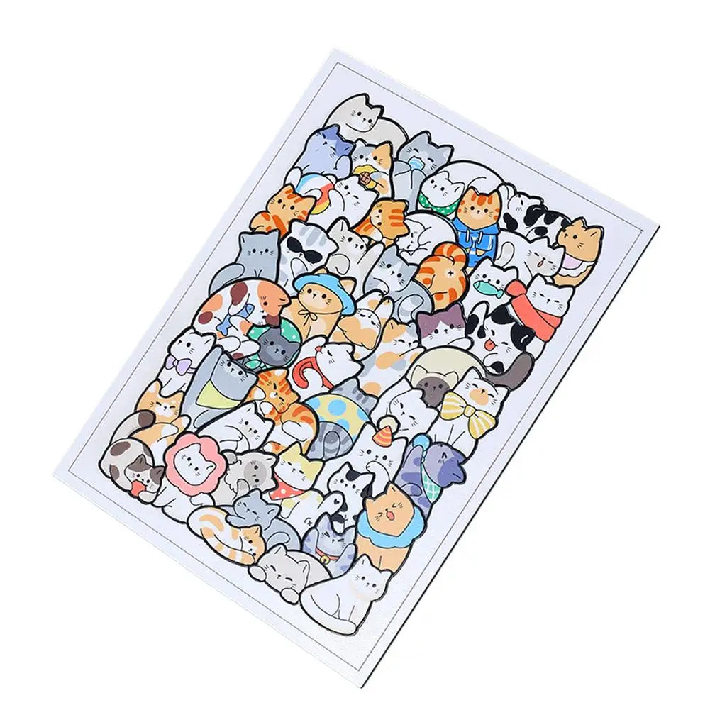 Wooden Animal Puzzle – 50 Piece Irregular Educational Jigsaw
