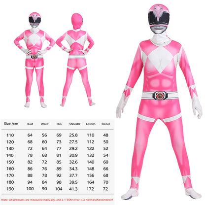 Superhero Samurai Cosplay Costume Adult Jumpsuit with Mask