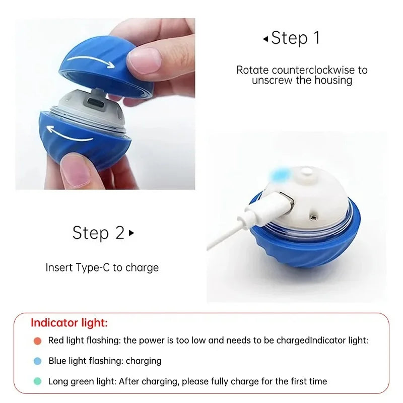 Automatic Dog Ball Toy – Moving & Bouncing Interactive Ball
