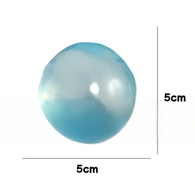 Coconut Squishy Toy – Transparent Mochi Squeeze Fidget