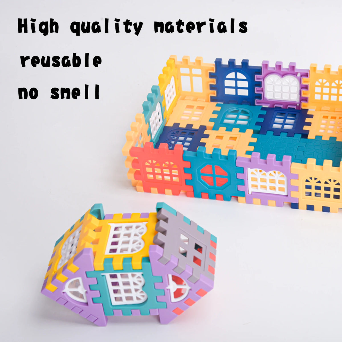 Kids Building Blocks – House Construction Building Set