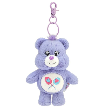 Rainbow Bear Plush Keychain – Kawaii Bag Charm