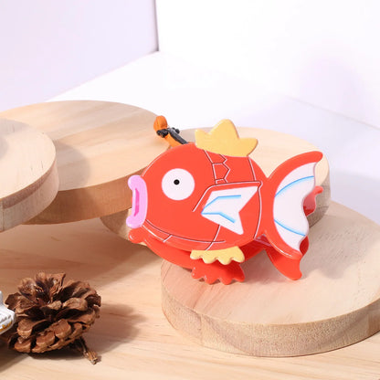 Cartoon Hair Claw Clip – Fashion Nylon Hair Accessory for Women