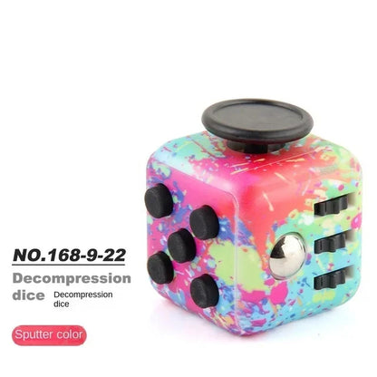 Fidget Dice – Solid Color Decompression Fingertip Anti-Stress Toy