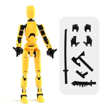 Multi-Jointed Robot Action Figure – Movable Poseable Model
