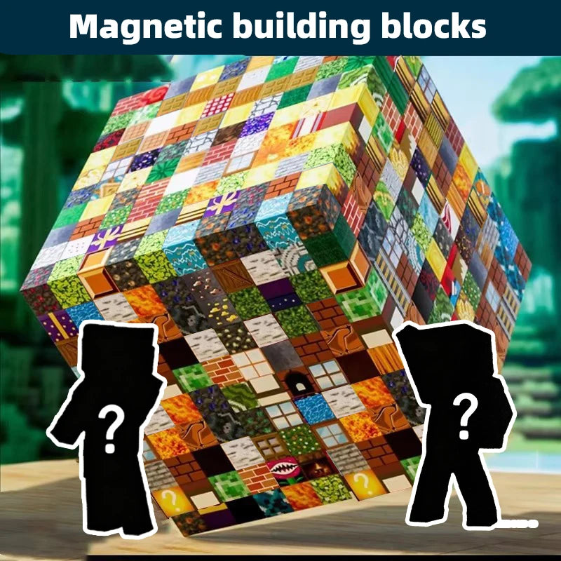 Magnetic Building Blocks Set for Kids DIY Construction Play
