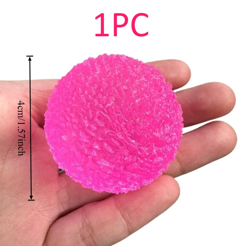 Ice Ball Squishy Toy – Blue Mochi Slow-Rebound Fidget