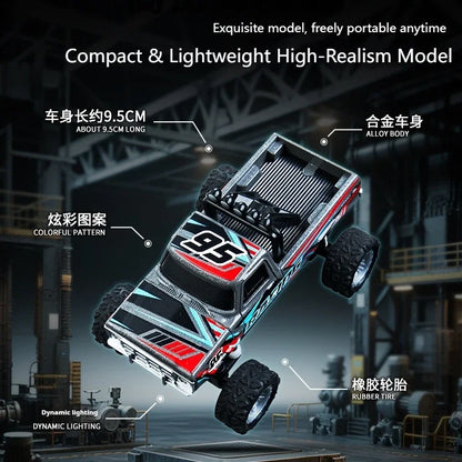 New RC Car MINI Alloy 1/64 Remote Control Car Convenient to Carry 60 Minutes of Work Time Children's Gifts Electronic Toys