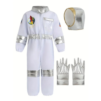 Kids Astronaut Costume Space Suit Set – Halloween Dress Up