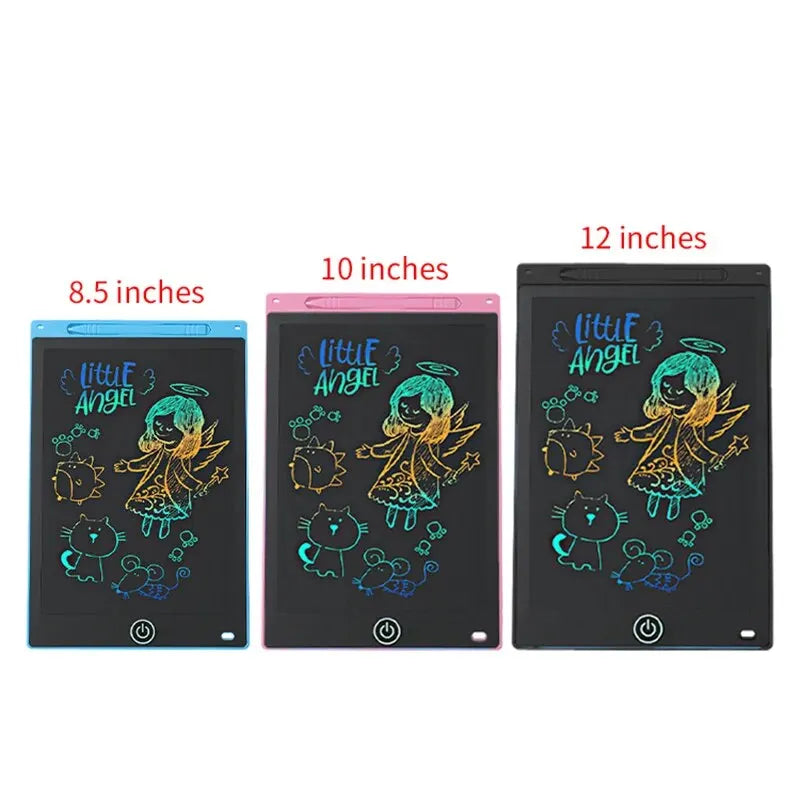LCD Drawing Tablet for Kids – Reusable Writing & Drawing Board