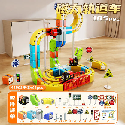 Magnetic Track Train Toy – Anti-Gravity Railway Model