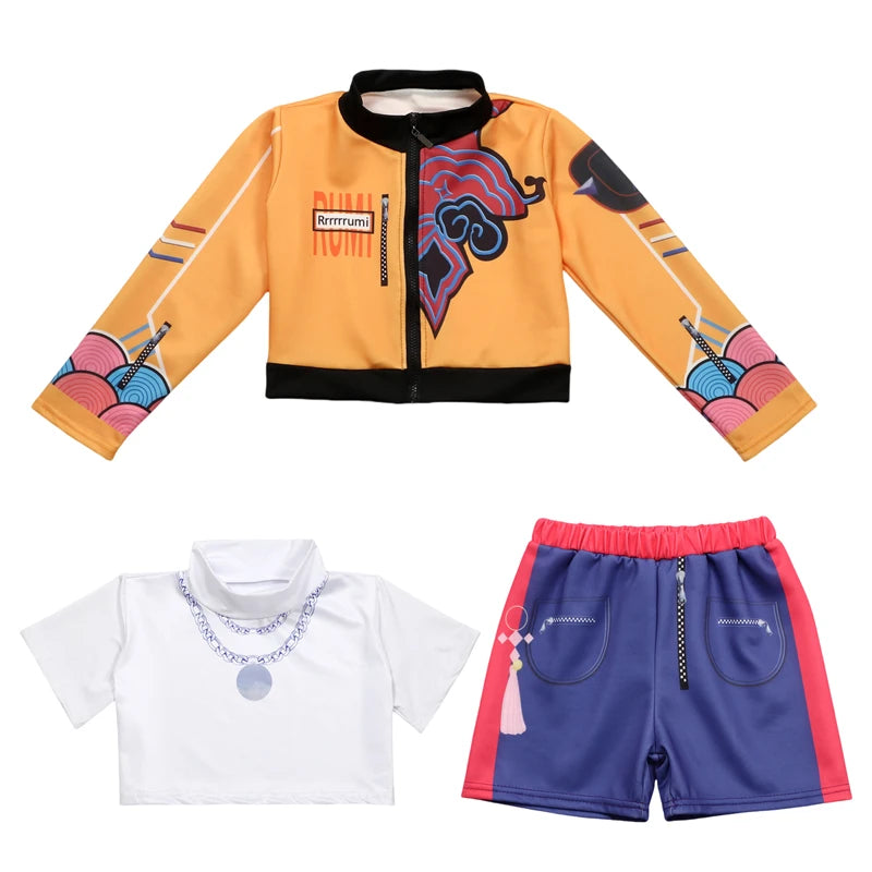 Anime Girl Cosplay Costume Top Vest Pants Set – Party Outfit