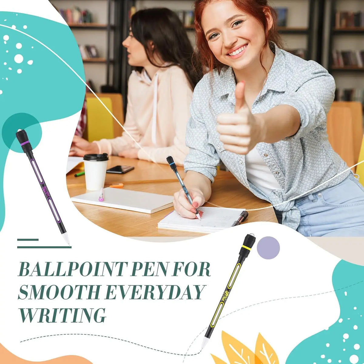 Spinning Pen Fidget Pen Rotating Ballpoint Pen for Students & Adults